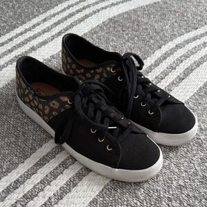 KEDS // DREAM FOAM GOLD LEOPARD SNEAKERS